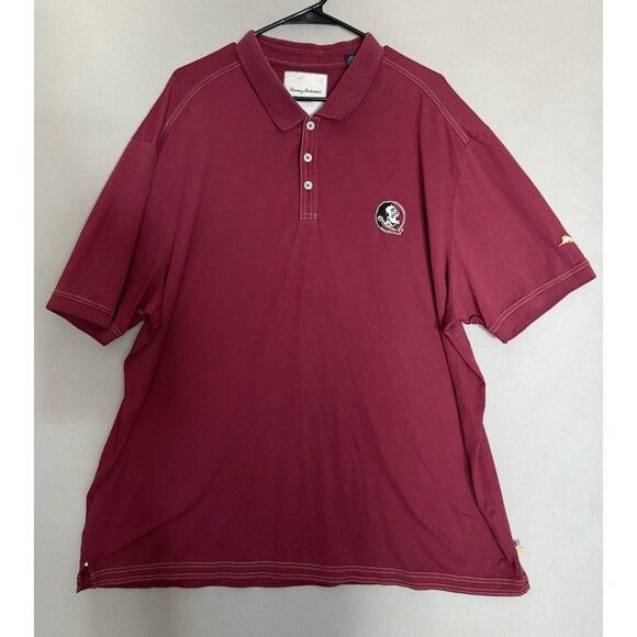 Florida State Seminole Shirt 3XL Burgundy Mens Tommy Bahama Collegiate Sports - Picture 1 of 10